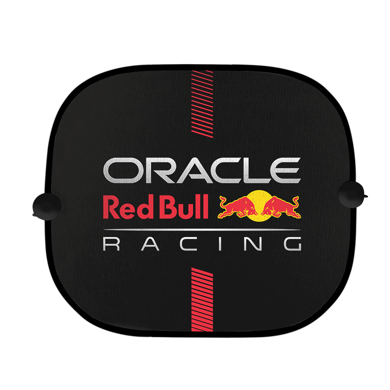 Red Bull Racing Сенник за предно стъкло универсален размер + 2 бр. щори за автомобил - комплект 3 броя