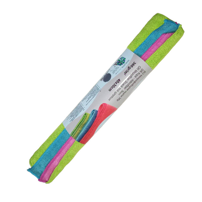 Микрофибърна кърпа  40 x 30 см, комплект от 3 броя, 350 гр/м2