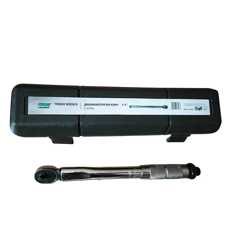 Динамометричен ключ 1/4"  2-24/5-25Nm 275mm