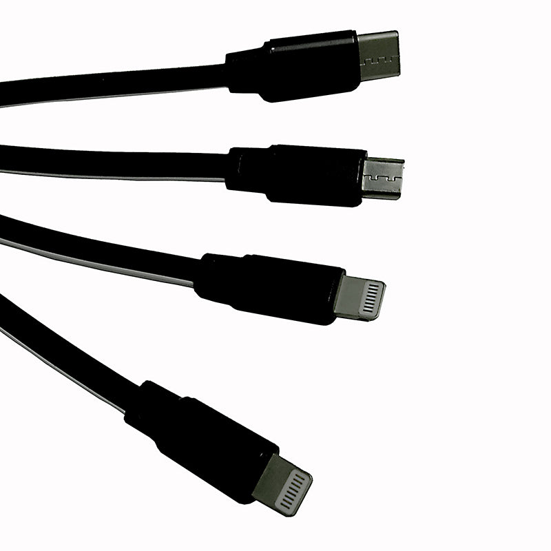 Заряден кабел 4 в 1 2 USB За Type-C, микро USB