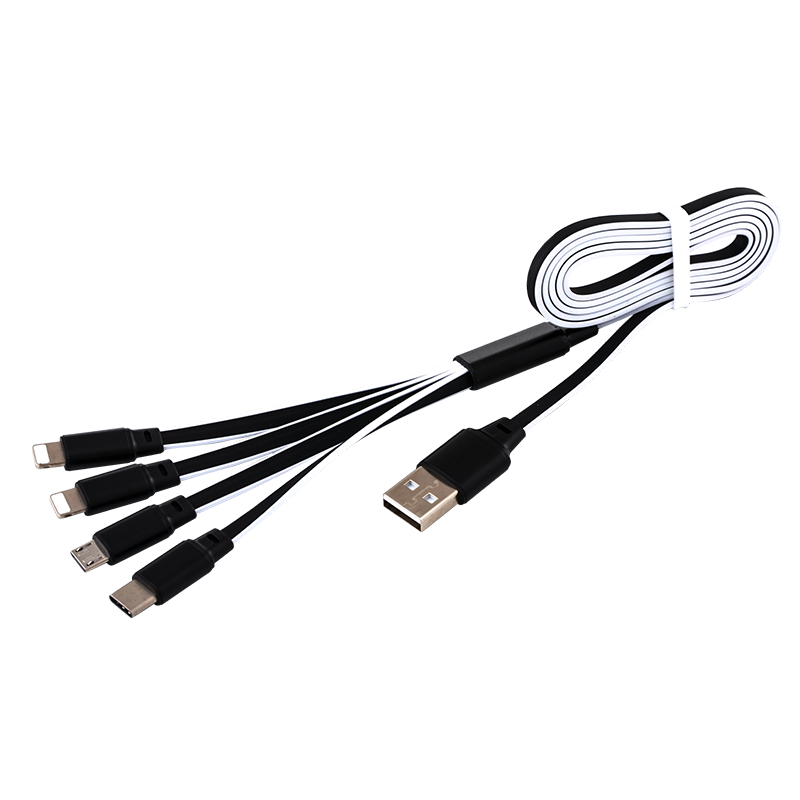 Заряден кабел 4 в 1 2 USB За Type-C, микро USB