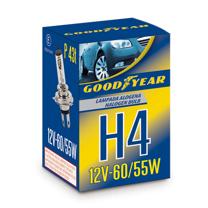 GOODYEAR Крушка H4, 12V, 60/55W, в кутия